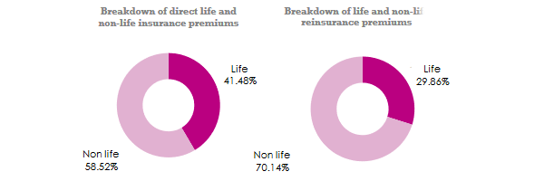 reinsurance breakdown premiums